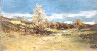 pictură - Grigorescu, Nicolae; Toamnă pe muncel