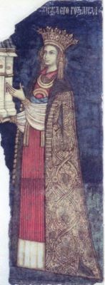 pictură - Dobromir zugrav; Doamna Roxanda