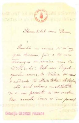 scrisoare - Micle, Veronica; Veronica Micle către Titu Maiorescu
