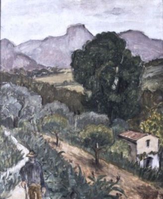 pictură - Pallady, Theodor; Muntele Sainte-Victoire