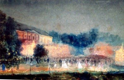pictură - Guys, Constantin; Serbare