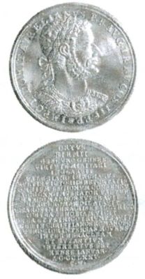 Medalie dedicată împăratului Aurelian
