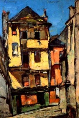 pictură - Petrașcu, Gheorghe; Case vechi