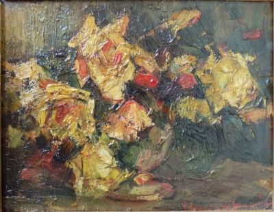 pictură de șevalet - Schweitzer-Cumpăna, Rudolf; Trandafiri