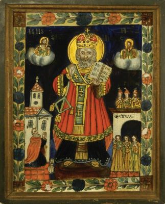 icoană - Poienaru, Ilie II; Sf. Nicolae