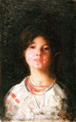 pictură - Grigorescu, Nicolae; Portret de țărăncuță
