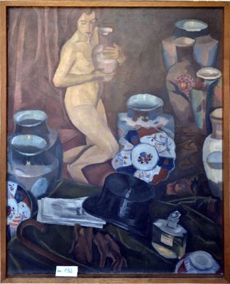 pictură de șevalet - Iser, Iosif; Bazar sentimental