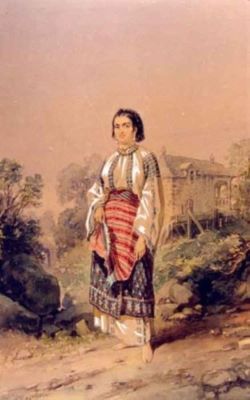 pictură - Preziosi, Amedeo; Țărancă din Argeș