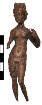 Statuetă din bronz cu reprezentarea zeiței Venus