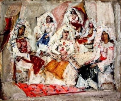 pictură - Rădulescu, Magdalena; Nunta tătărască