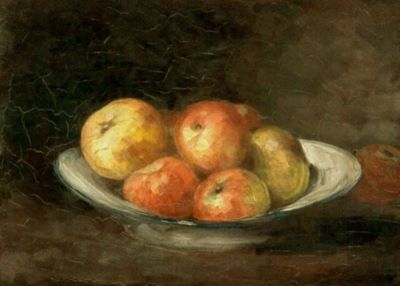 pictură - Grigorescu, Nicolae; Farfurie cu mere