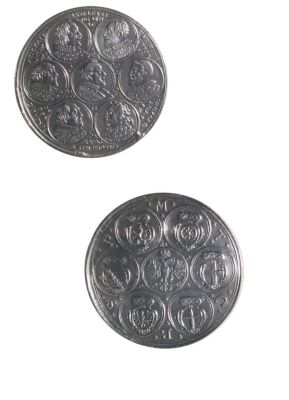 Medalie omagială dedicată lui Ferdinand al II-lea și prinților electori