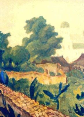 pictură - Tonitza, Nicolae; Peisaj din Mangalia (Impresie din Mangalia)