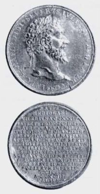 Medalie dedicată caesarului Didius Iulianus