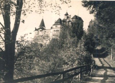 carte poștală ilustrată; Castelul Bran