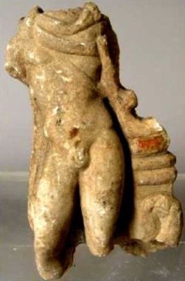 Statuetă votivă antropomorfă cu reprezentarea lui Apollo Citharoedus