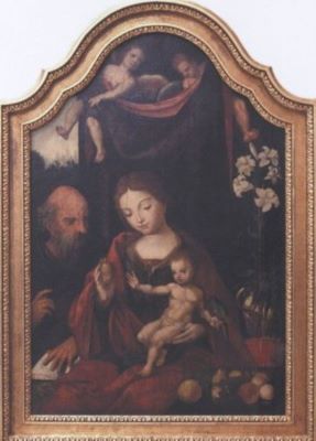pictură - Aelst, Pieter Coecke van; Sfânta Familie