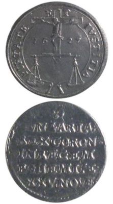 Medalie dedicată încoronării lui Ferdinand al III-lea ca rege al Boemiei