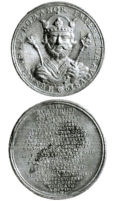 Medalie dedicată împăratului Henric IV
