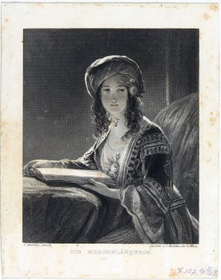 gravură - Mahlknecht, Karl; (Sc.);  Amerling, Friedrich von; (PX.); Orientală
