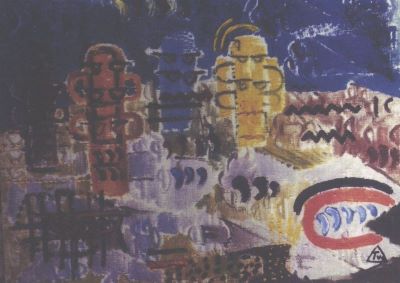 pictură de șevalet - Țuculescu, Ion; Soarele dimineții