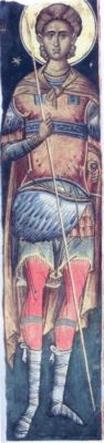 pictură - Dobromir zugrav; Sfânt militar