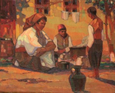 pictură - Șirato, Francisc; Spoitori