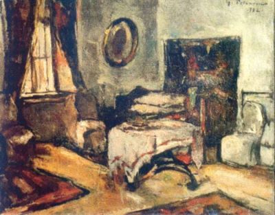pictură - Petrașcu, Gheorghe; Interior la Viforâta