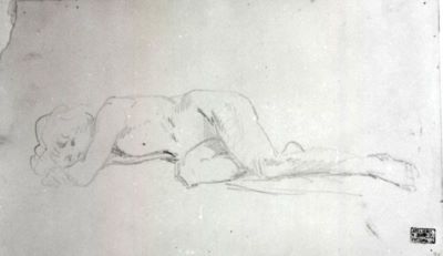 grafică - Grigorescu, Nicolae; Nud de copil