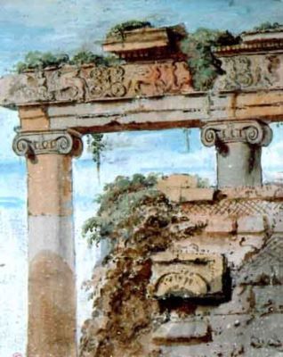 desen - Pannini, Giovanni Paolo; Ruine antice