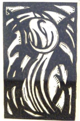 linogravură - Mattis-Teutsch, Hans; Compoziție