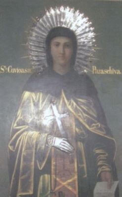 icoană - Orășianu, Matache; Sfânta Paraschiva