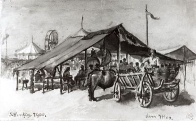 acuarelă - Henția, Sava; Din Moși