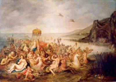 pictură - Franken, Frans II; Neptun și Amphitrita