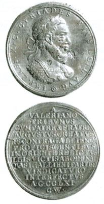 Medalie dedicată uzurpatorului Cyriades