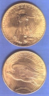 20 dolari 1908