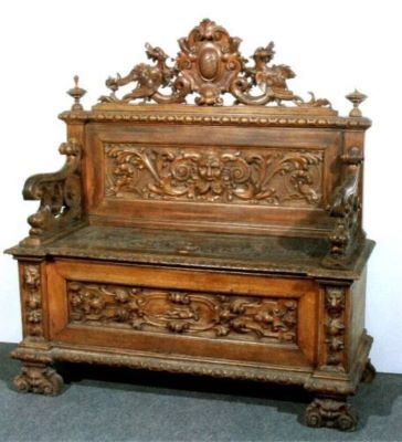 ladă-banchetă; cassapanca