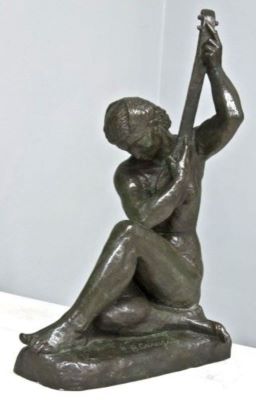 sculptură de interior; Sculptură decorativă - Caragea, Boris; Cântăreață