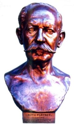 sculptură - Storck, Karl; Autoportret bust
