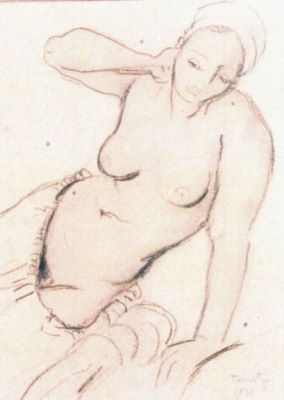 desen - Tonitza, Nicolae; Nud