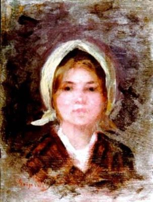 pictură - Grigorescu, Nicolae; Cap de fetiță