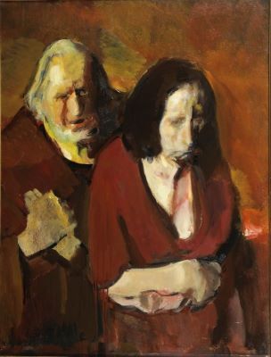 pictură de șevalet - Baba, Corneliu; Dublu portret