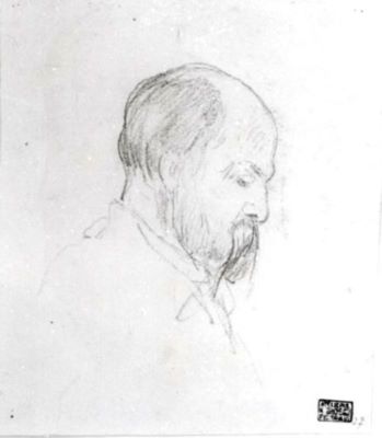 grafică - Grigorescu, Nicolae; Cap de bărbat