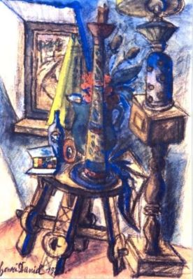desen - Henri, Daniel; Interior de atelier