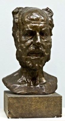 sculptură de interior; Sculptură decorativă - Gheorghe, Anghel; Pictorul Pallady (cap)