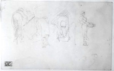 grafică - Grigorescu, Nicolae; Schițe de atitudini