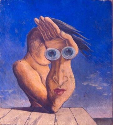 pictură - Brauner, Victor; Compoziție cu portret