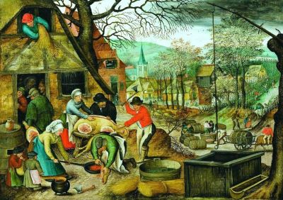 pictură de șevalet - Brueghel Cel Tânăr, Pieter; Toamna