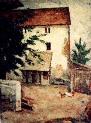 pictură - Dimitrescu, Ștefan; Curtea morii