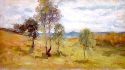 pictură - Grigorescu, Nicolae; Peisaj de primăvară